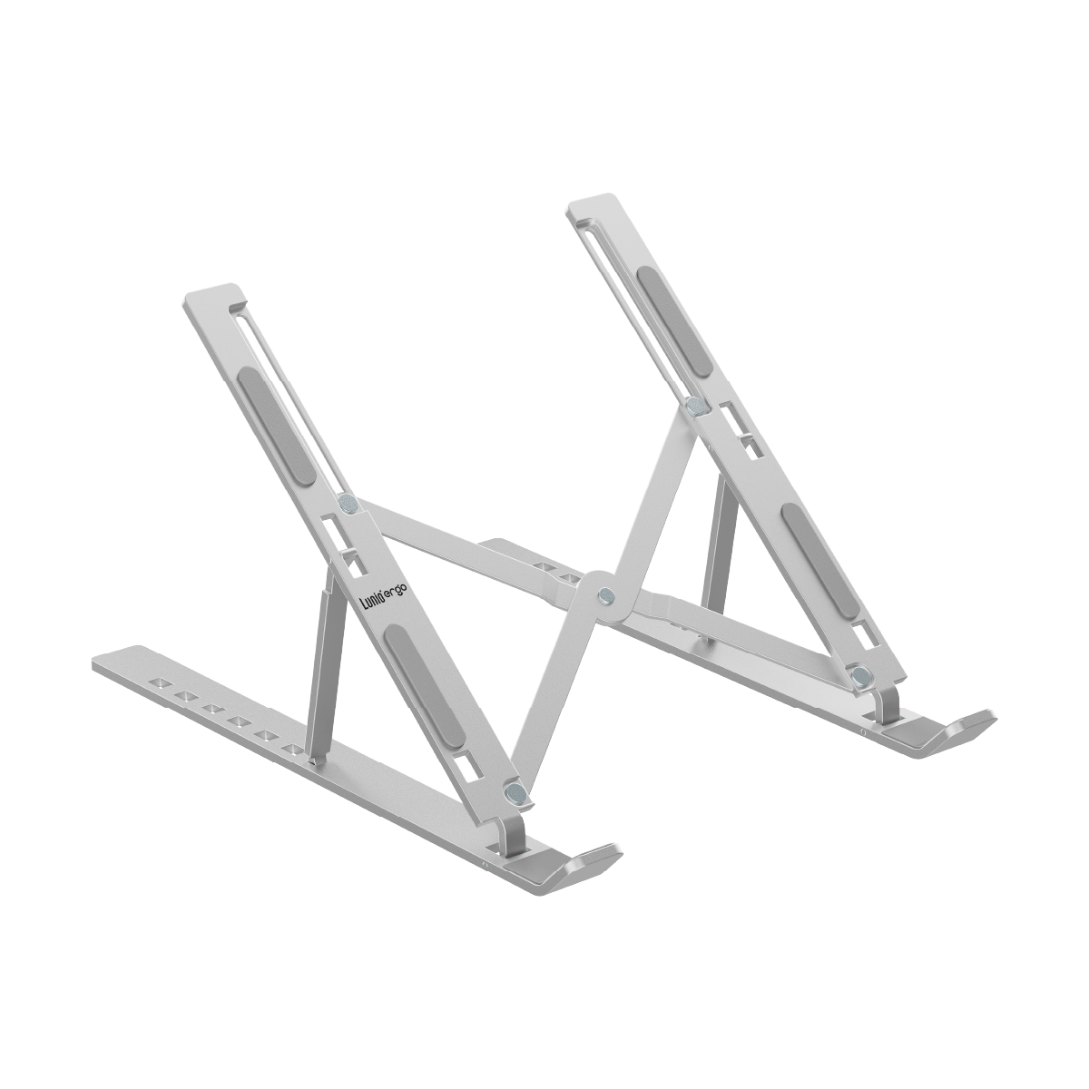 ที่วางโน็ตบุ๊ค แล็ปท็อป  LUNIO ERGO CYFOLD LAPTOP RISER SILVER สีเงิน_0